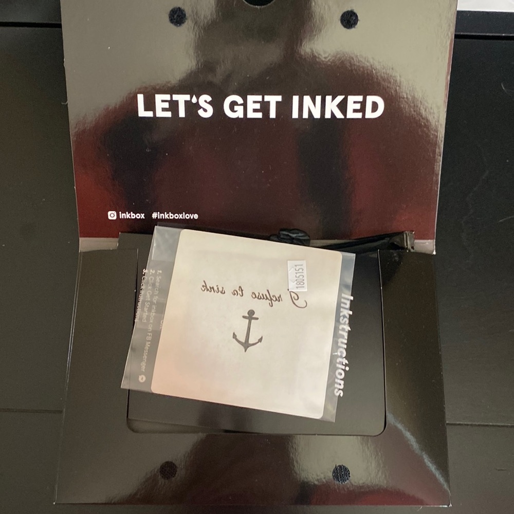 Inkbox - Semi-permanent Tattoo - Anchor